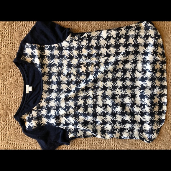 J.crew houndstooth tee - Picture 1 of 2